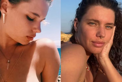 Bruna Linzmeyer volta à ilha na Grécia após dez anos