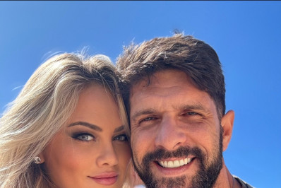 Ellen Locche homenageia o noivo, Guilherme Chelucci, em aniversário