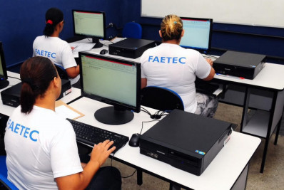 Inscrições para bolsistas de programa da Faetec terminam nesta sexta