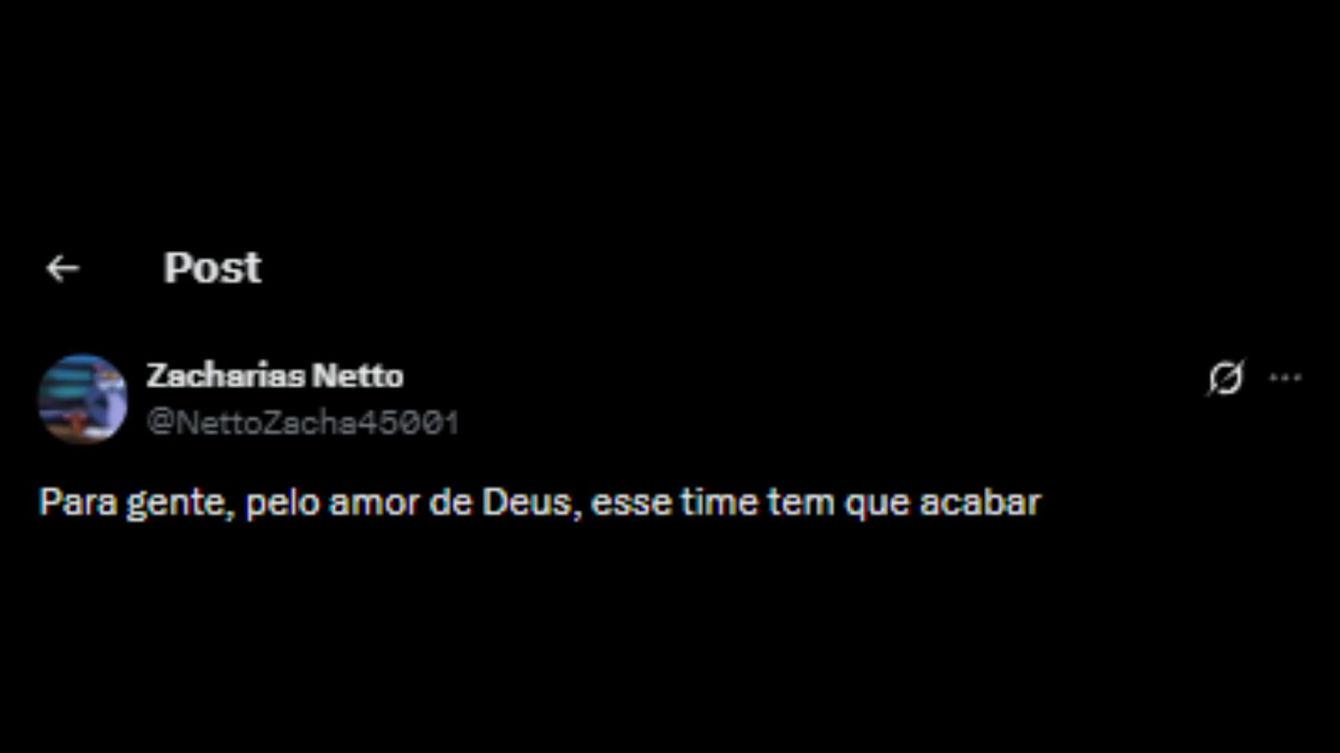Críticas da torcida do Fluminense à diretoria, após sondagem de Willian - Reprodução/X @NettoZacha45001