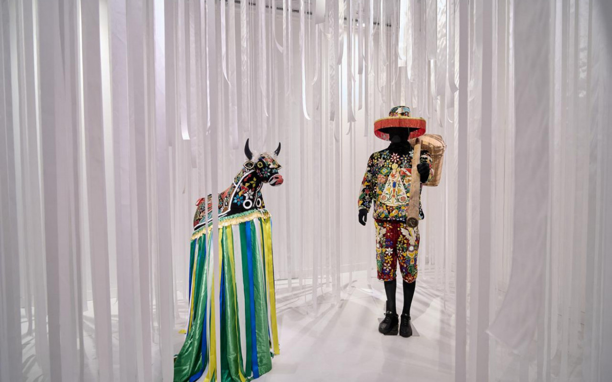 Exposição \'Boi-Bumbá de Parintins\', em cartaz no Centro Sebrae de Referência do Artesanato Brasileiro (CRAB)