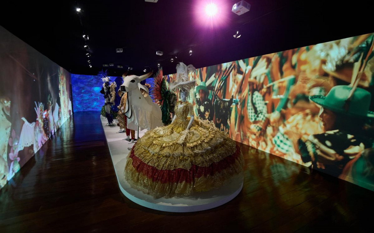 Exposição reúne artesanatos que exaltam o Festival de Parintins