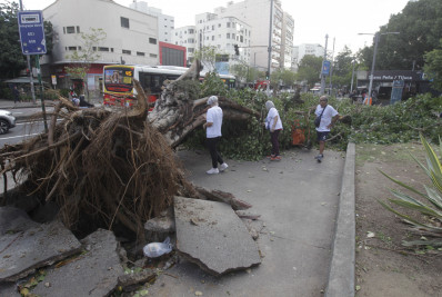 Estado do Rio permanece sob alerta para rajadas de vento