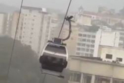 Vendaval afeta bondes e Teleférico da Providência; veja vídeo