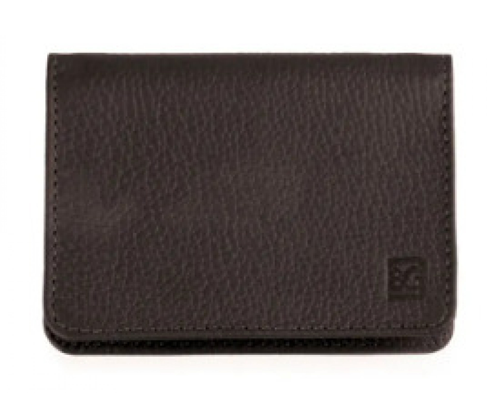 Carteira masculina de couro compacta Bond Caf&eacute;, por R$ 56,90 no Pix - Reprodu&ccedil;&atilde;o