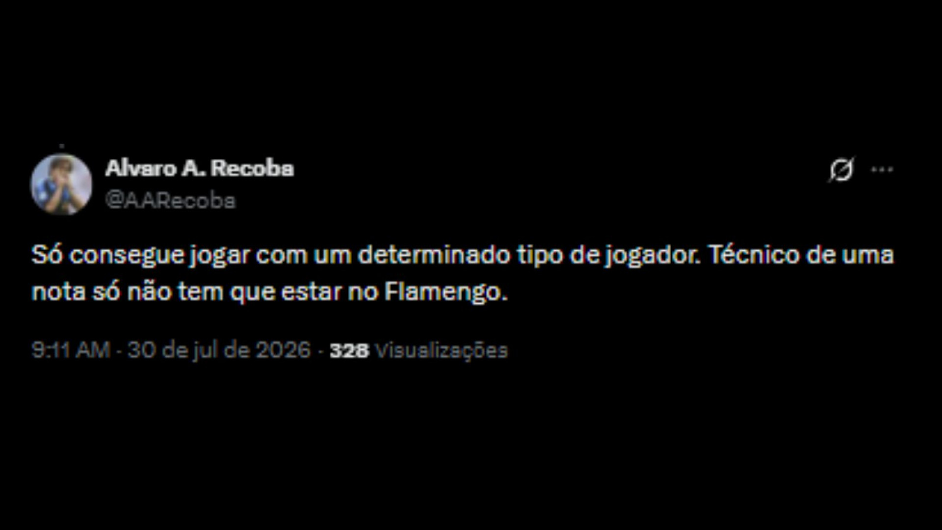 Críticas à fala de Leo Jardim sobre reforços - Reprodução/X @AARecoba