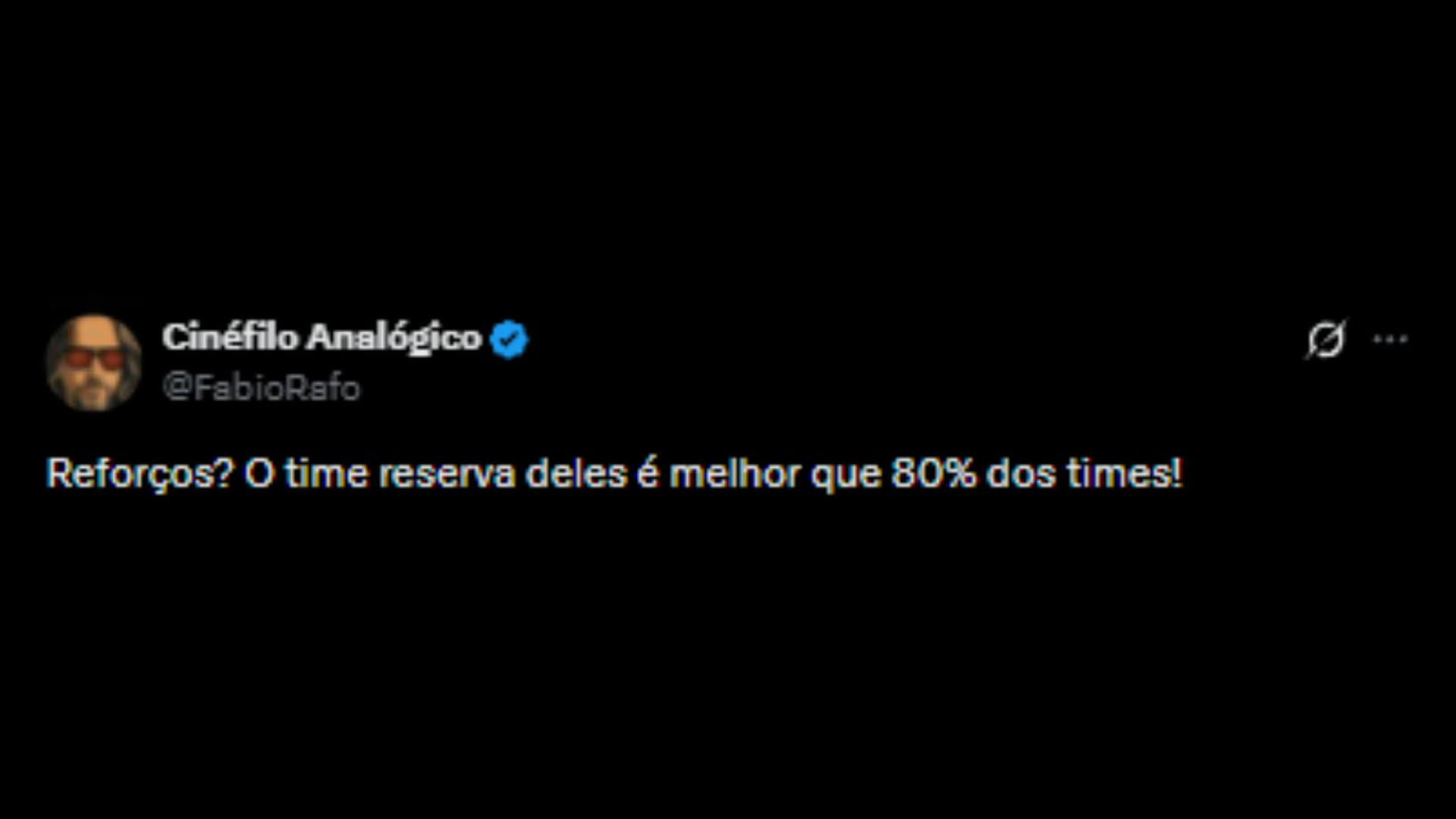 Críticas à fala de Leo Jardim sobre reforços - Reprodução/X @FabioRafo
