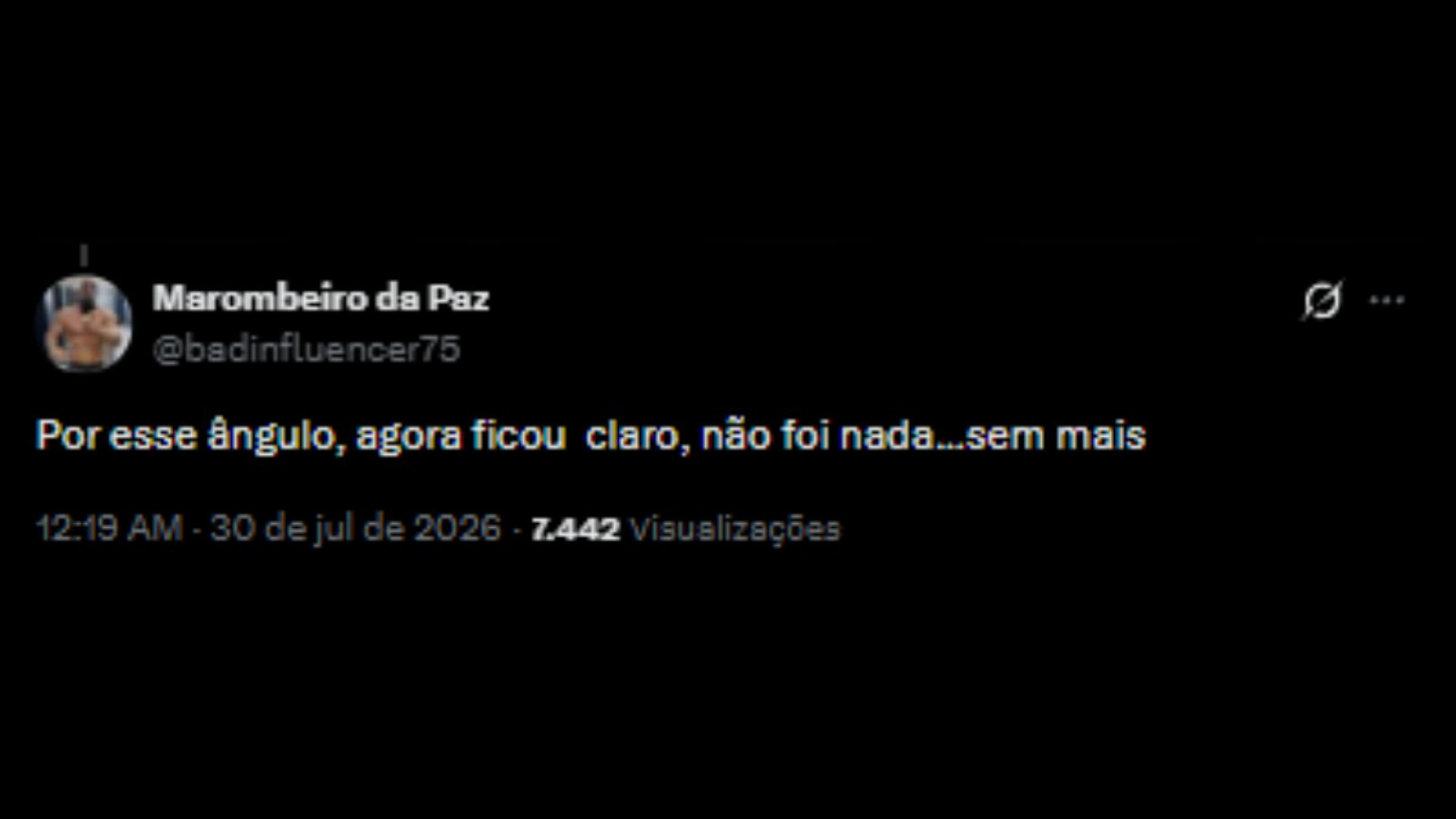 Debate sobre lance polêmico entre Maurício e Cacá - Reprodução/X @badinfluencer75