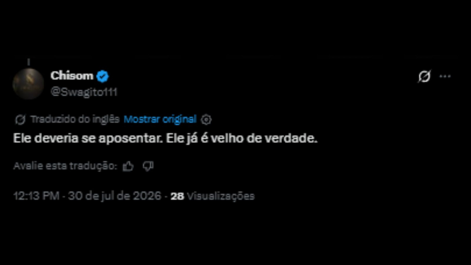 Opiniões nas redes após saída precoce de Thiago Silva, contra o Bahia - Reprodução/X @Swagito111