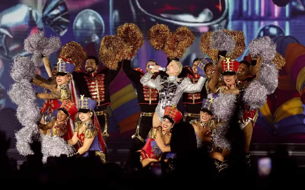 Xuxa na segunda noite da turnê de despedida em SP