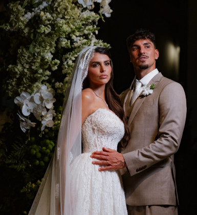 Gabriel Medina confirma gravidez de Isabella Arantes no casamento