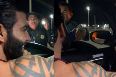 Vídeo: Gusttavo Lima é parado em blitz e faz teste do bafômetro