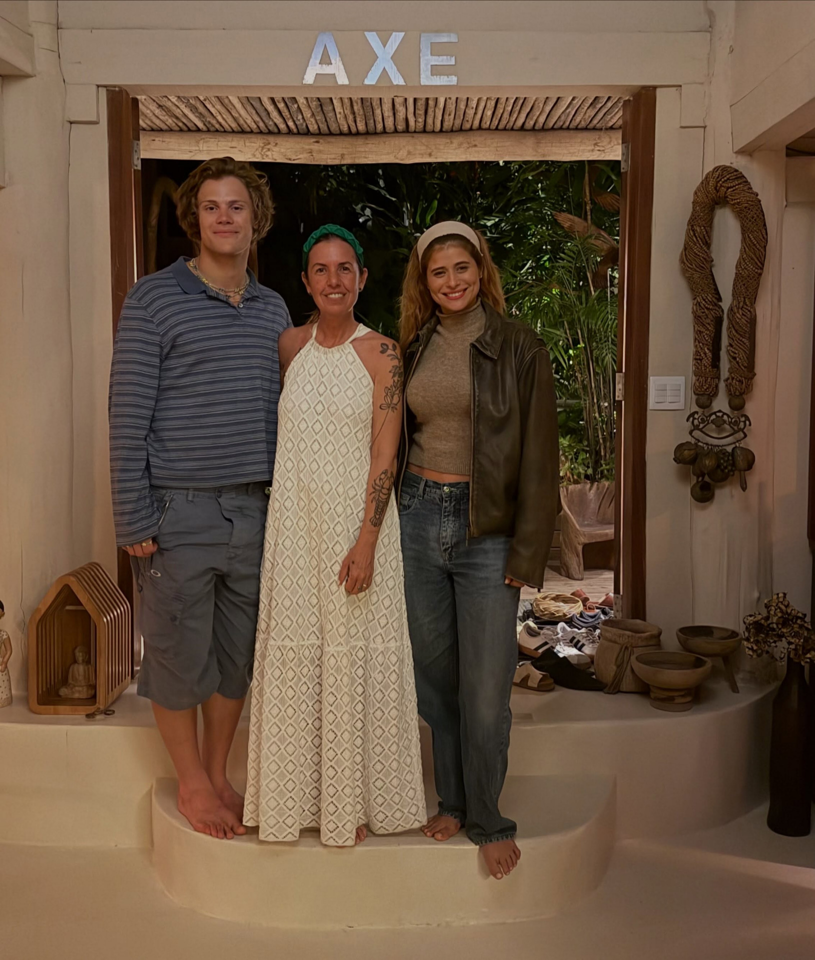 Isadora e Lucas com chef Morena Leite - Reprodução/Instagram