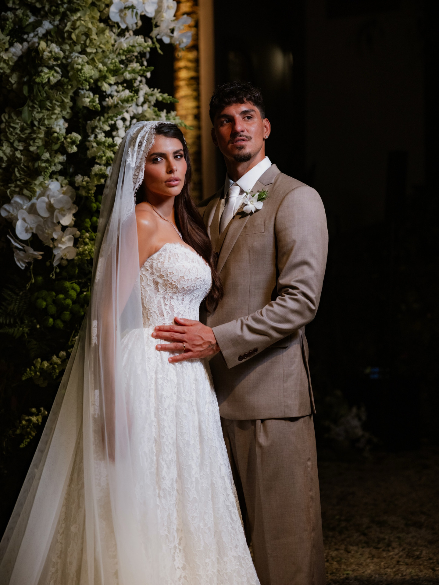 Gabriel Medina revela gravidez durante votos de casamento - Reprodução / Instagram