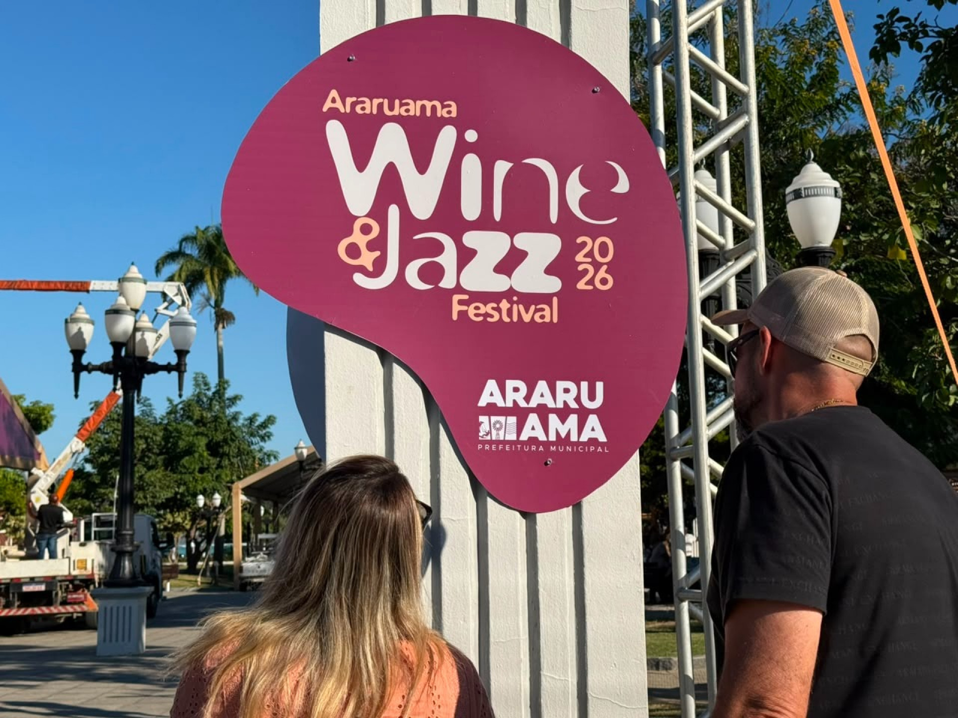 Daniela Soares na Praça Antônio Raposo - Ascom