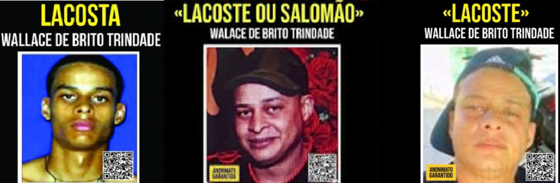 O bandido Lacoste, do Morro da Serrinha, continua foragido - Divulgação