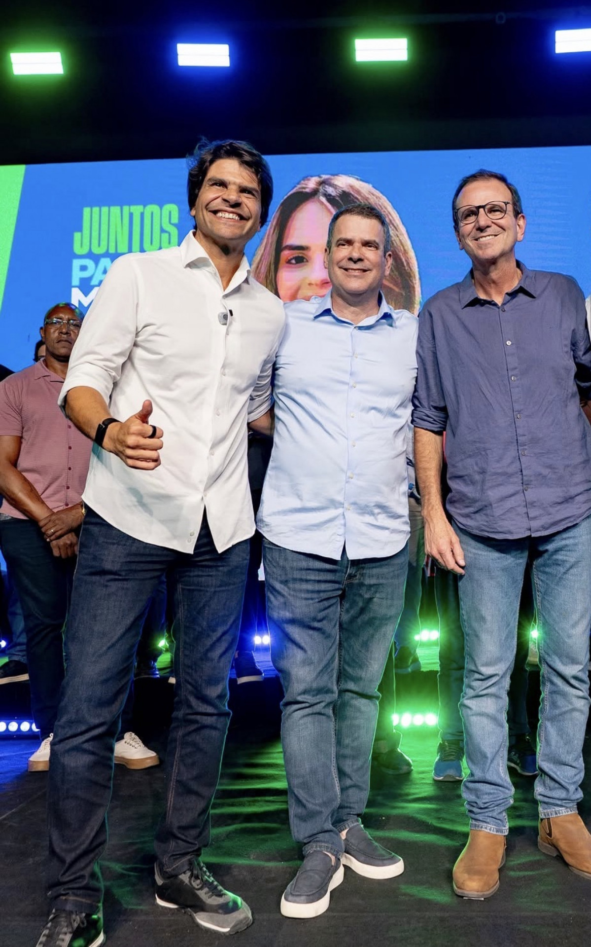 Lançamento da campanha de Rosenverg e Gutemberg Reis - Reprodução/Redes sociais