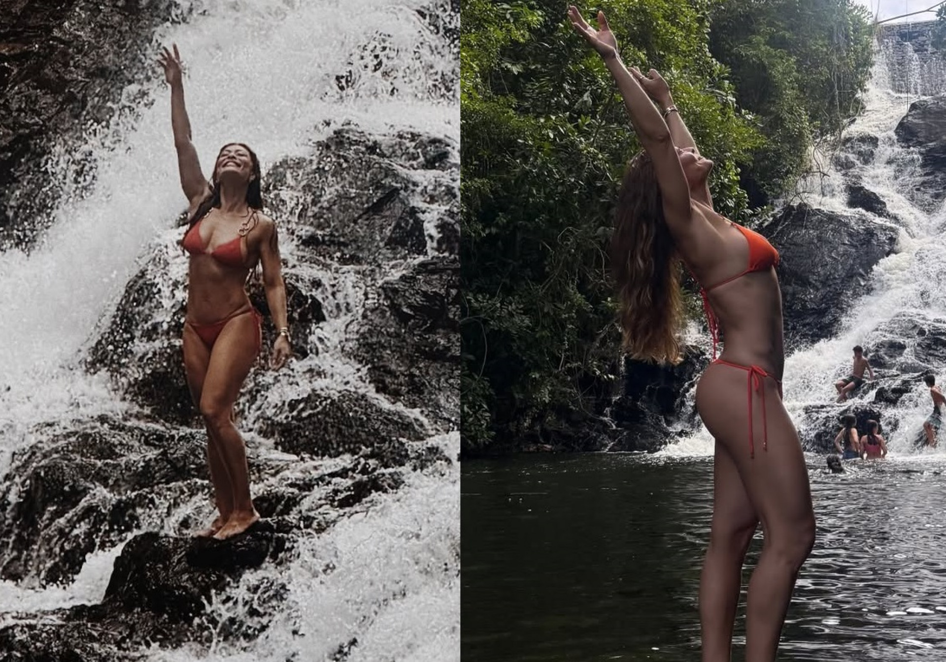 Juliana Paes exibe as curvas em dia de cachoeira - Reprodução do Instagram