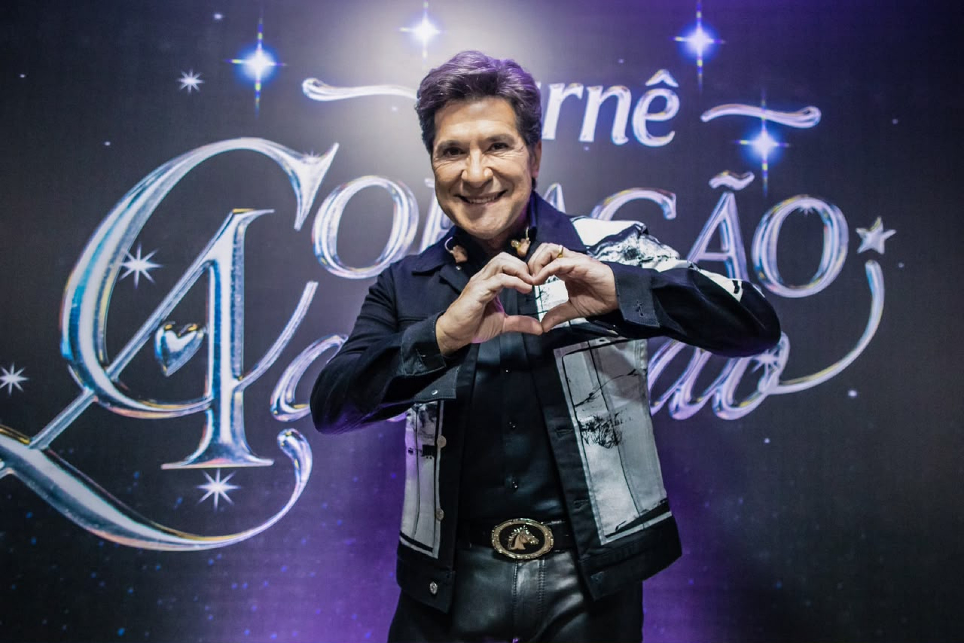 Daniel marca presença em show da turnê 'Coração Acelerado' - Globo/ Isabela Azine