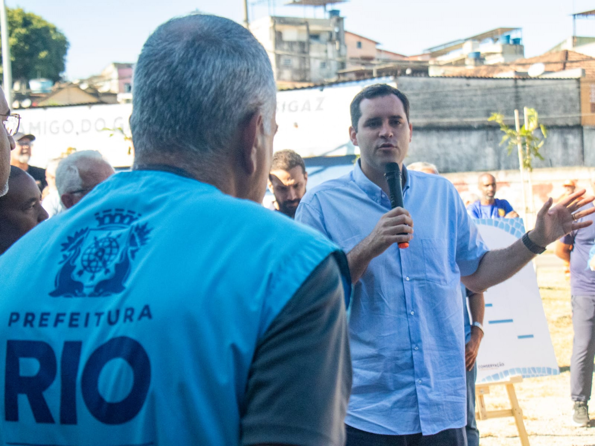 Eduardo Cavaliere anunciou início das obras nos novos terminais da Zona Norte - Érica Martin/Agência O DIA