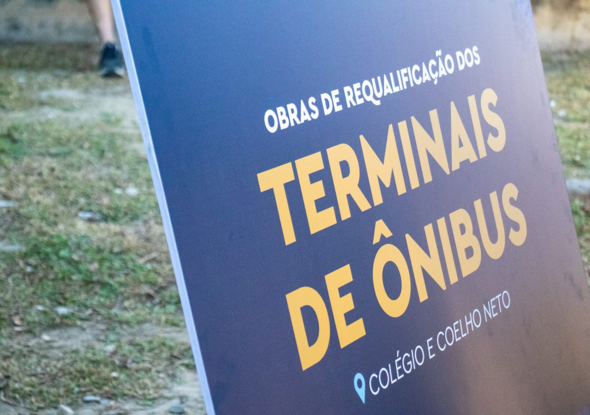 Obras nos novos terminais da Zona Norte tiveram início neste sábado - Érica Martin/Agência O DIA
