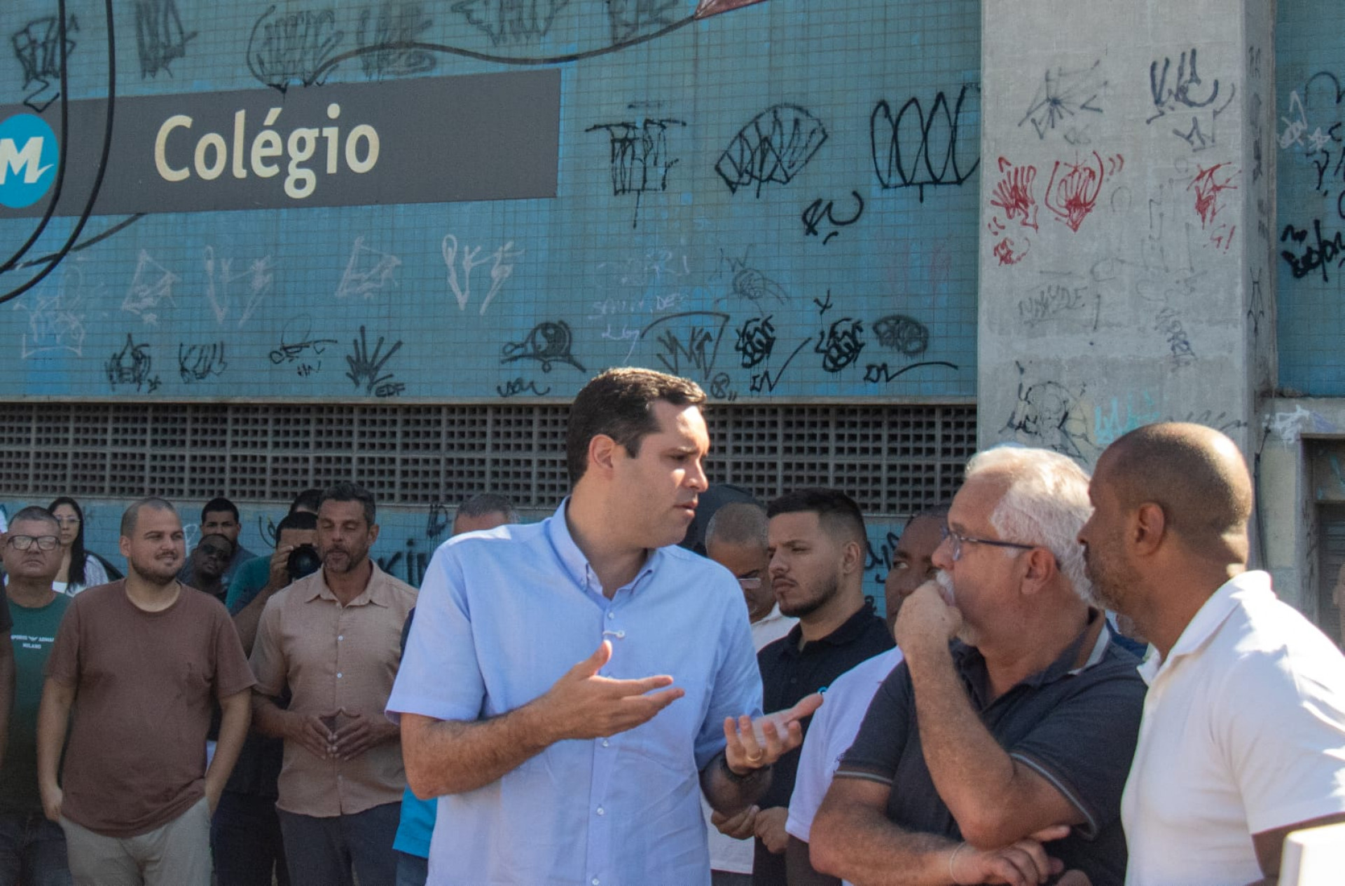 Eduardo Cavaliere anunciou início das obras nos novos terminais da Zona Norte - Érica Martin/Agência O DIA