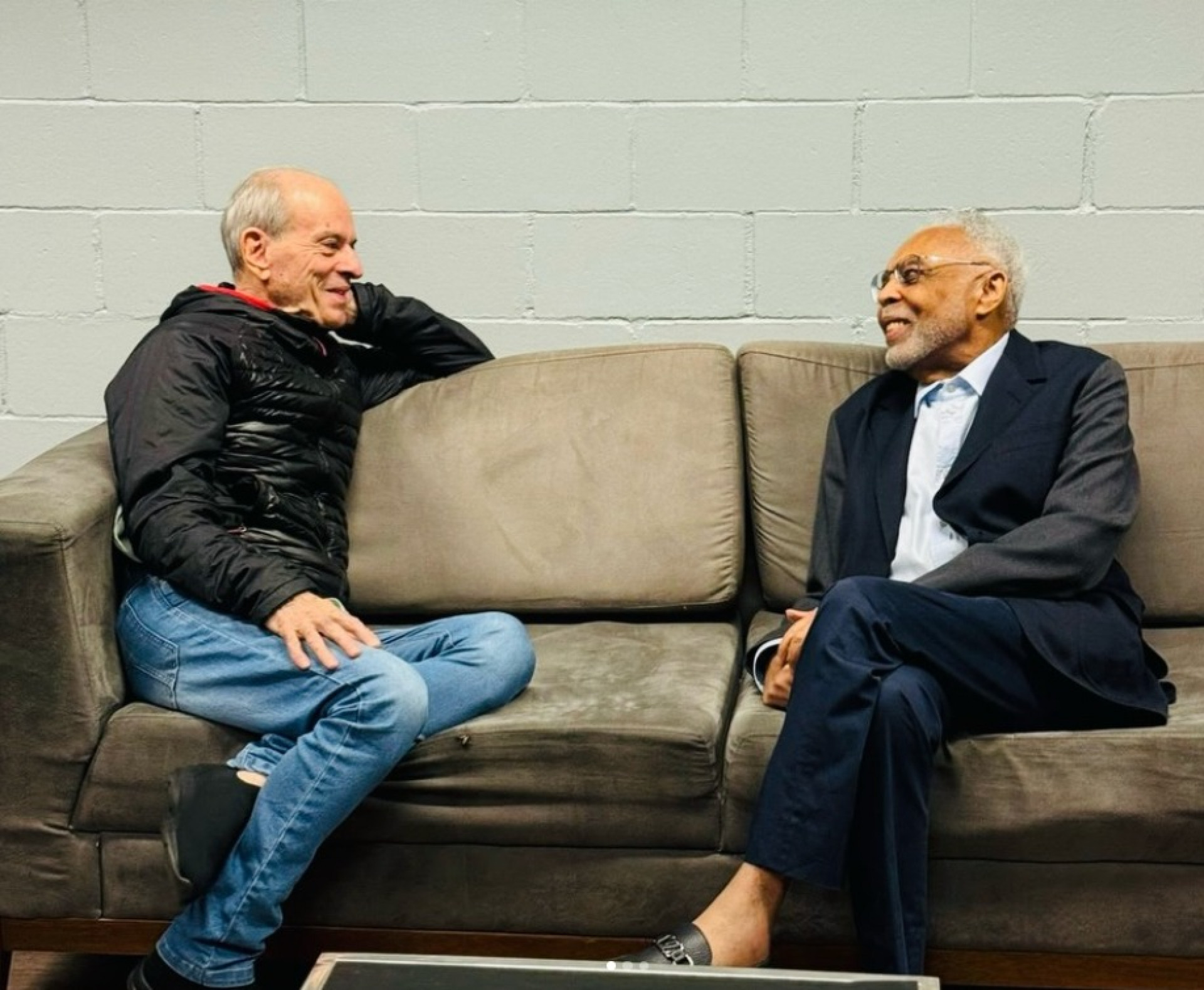 Gilberto Gil e Ney Matogrosso - Reprodução / Instagram