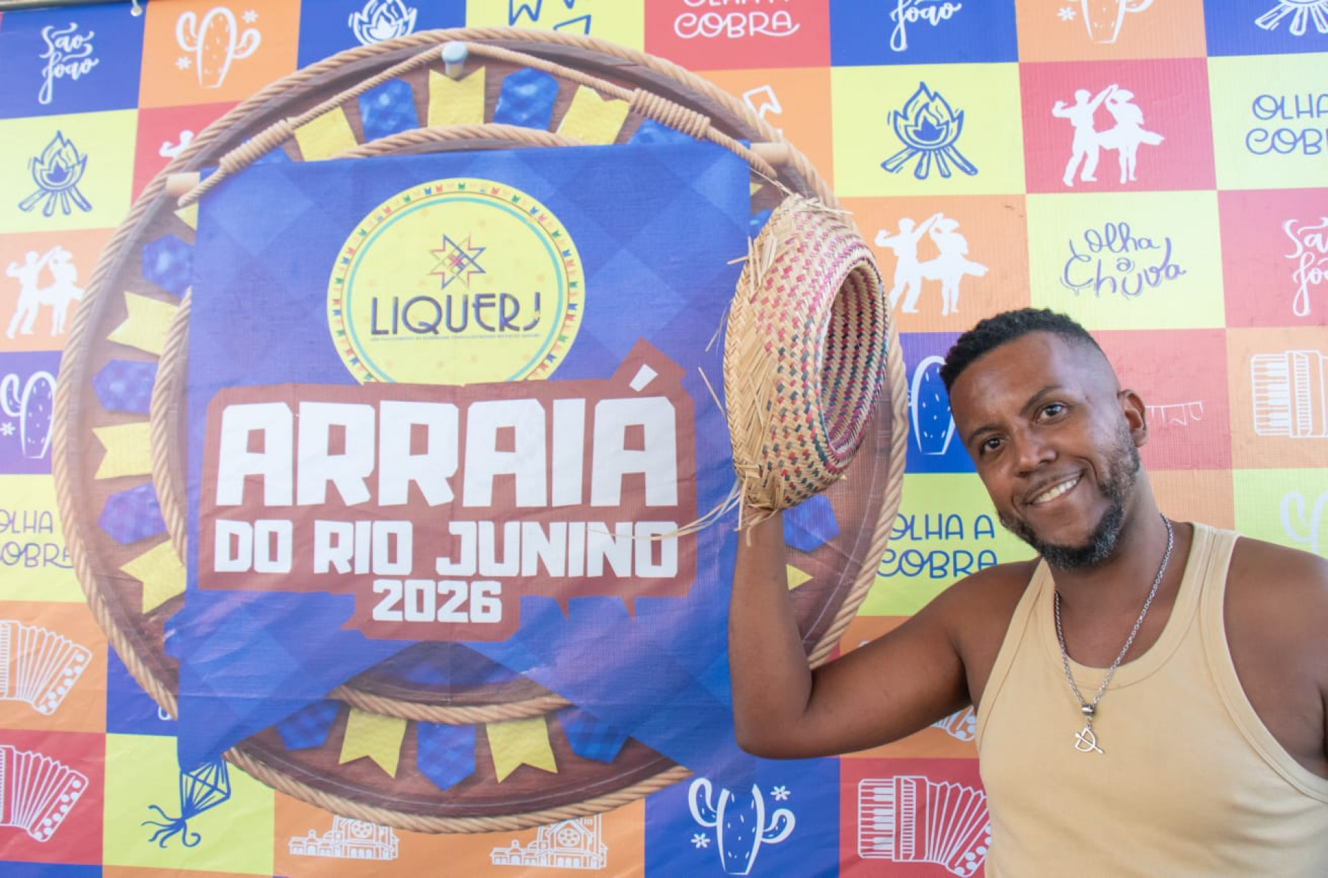 Márcio Souza, produtor cultura e diretor da Liga das Quadrilhas do Rj - Érica Martin/Agência O DIA