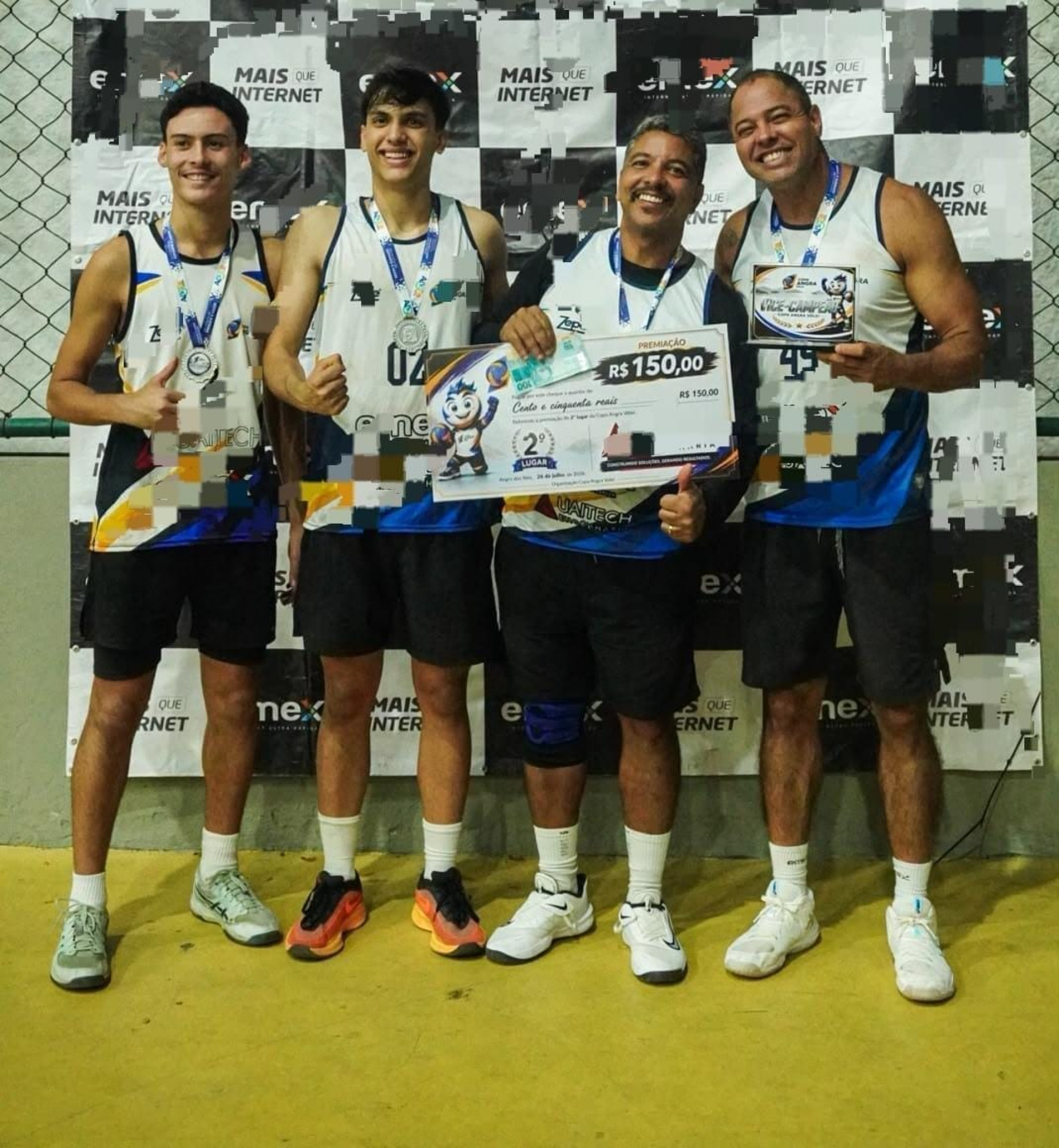V&ocirc;lei Angra no p&oacute;dio do 4x4 - Divulga&ccedil;&atilde;o/PMAR