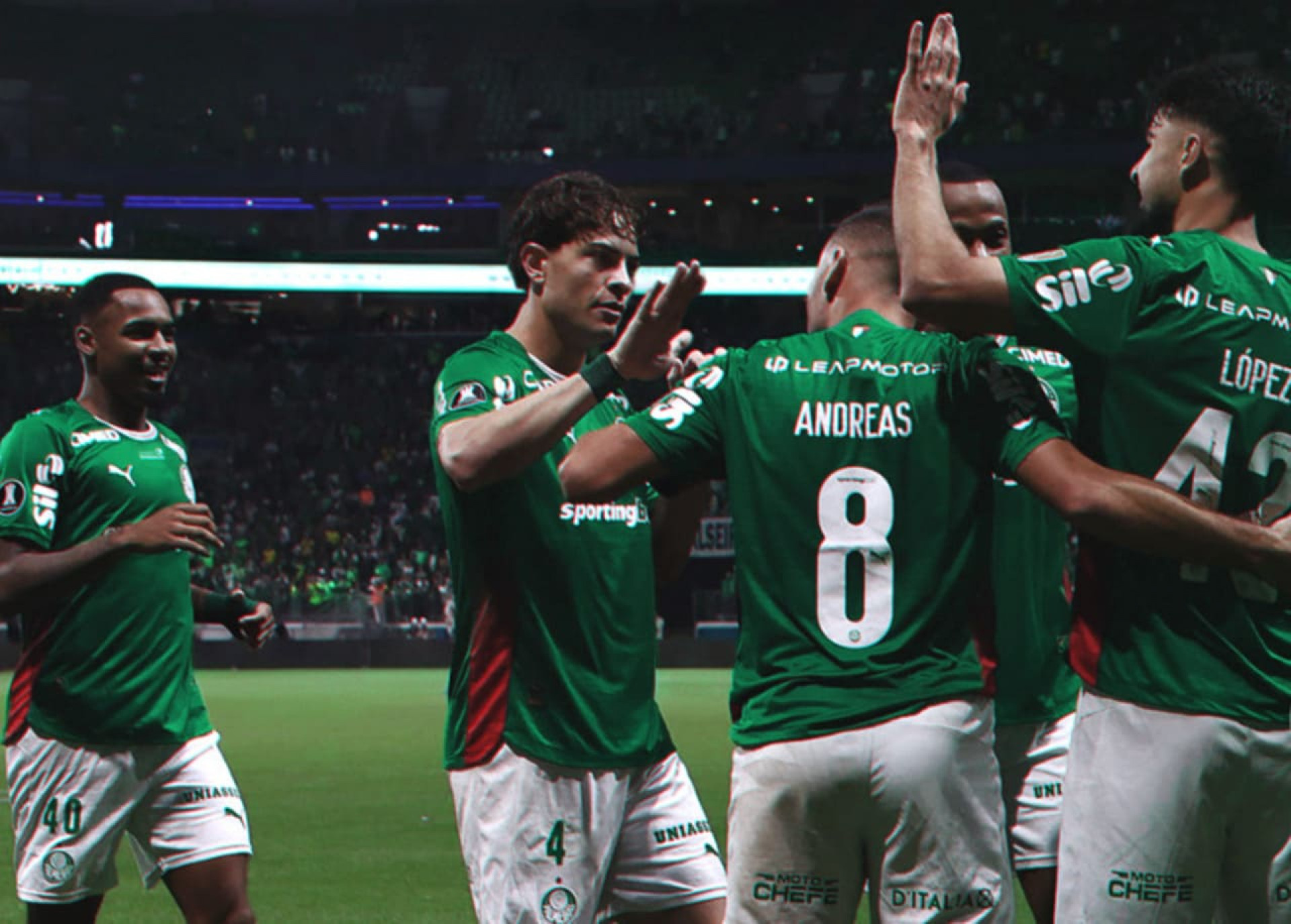 Flaco marca e avisa: “Pensamento &eacute; no Palmeiras, em conquistar tudo”