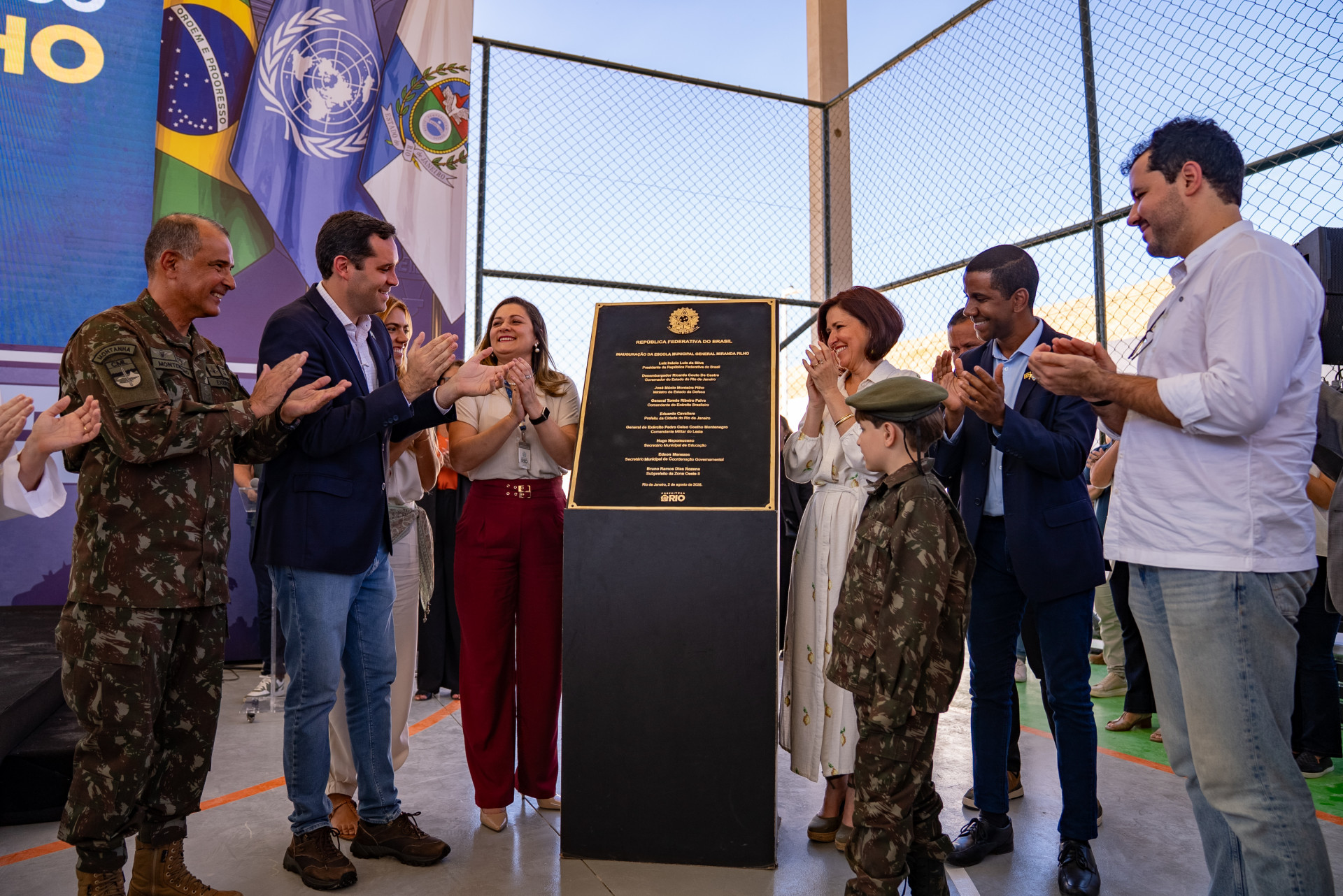 Prefeitura inaugura Ginásio Educacional Tecnológico General Miranda Filho, em Inhoaíba - Iago Campos/Prefeitura do Rio