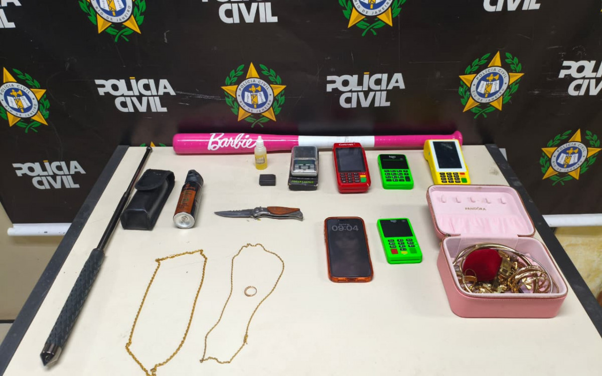 Investigada estava com o cordão de ouro roubado - Reprodução