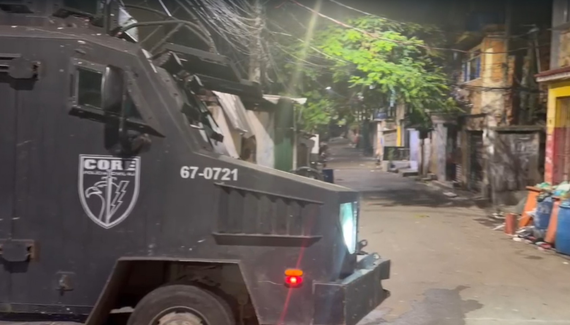 Polícia Civil atua na comunidade do Quitungo, em Brás de Pina - Reprodução
