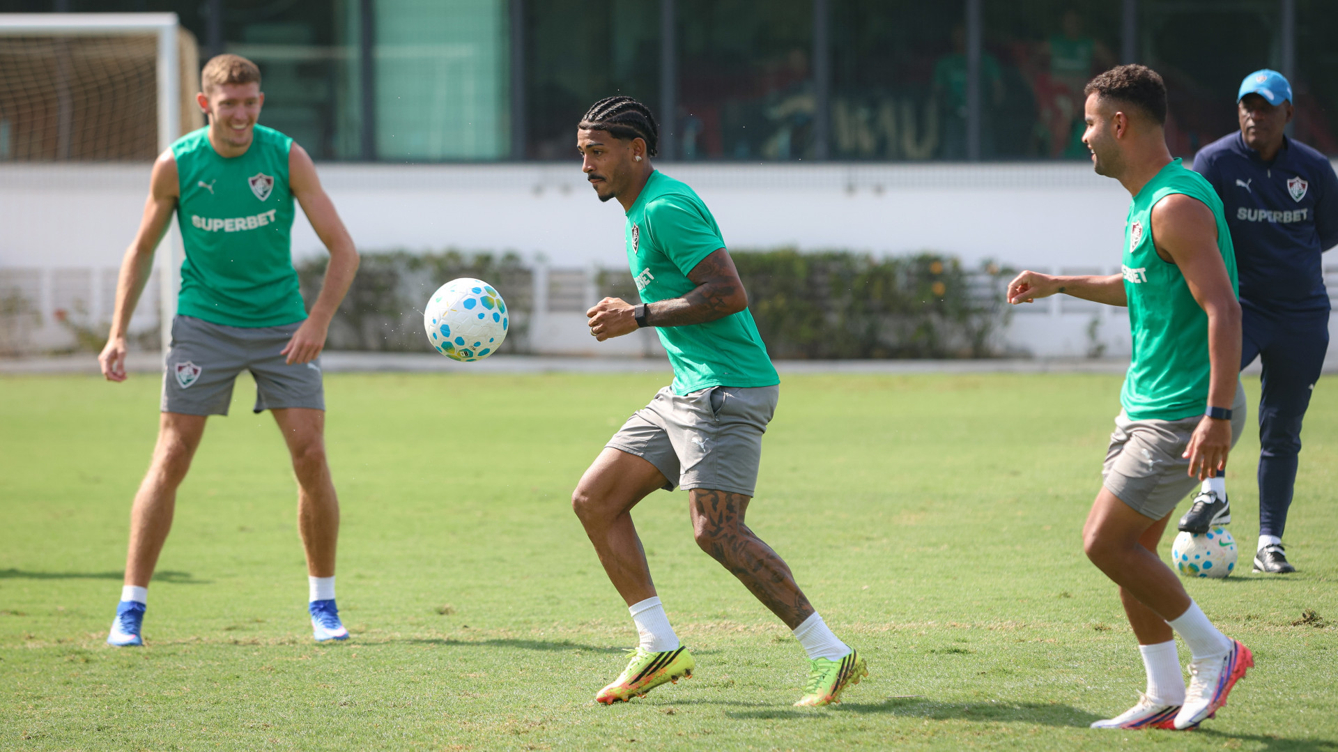 Fluminense realizou treino nesta ter&ccedil;a-feira