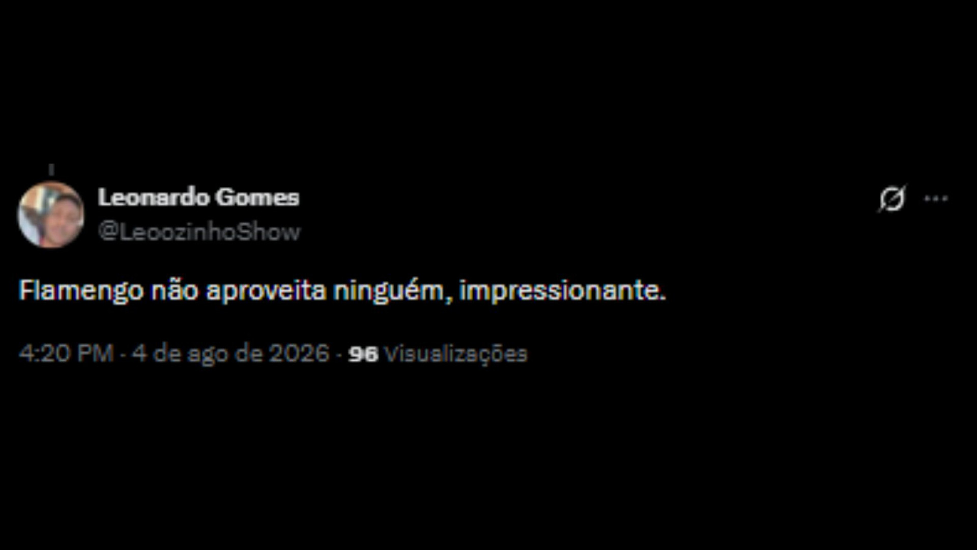 Críticas aos dirigentes do Flamengo por conta da venda de jovens - Reprodução/X @Leoozinhoshow
