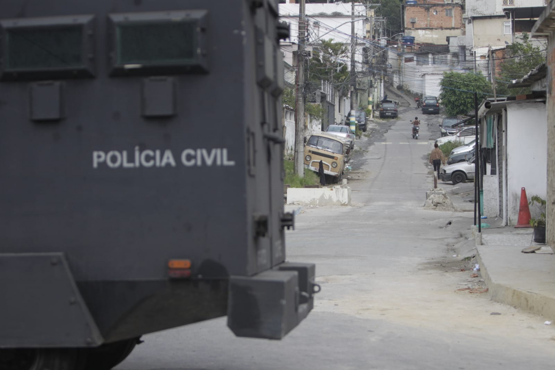 Blindados da Polícia Civil foram utilizados em Água Santa - Reginaldo Pimenta / Agência O Dia