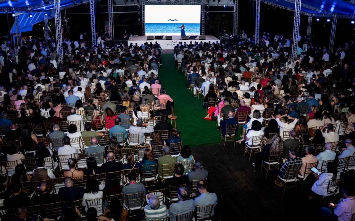 Convenção de vendas reuniu mais de 1.400 corretores para apresentar branded residences inédito no país