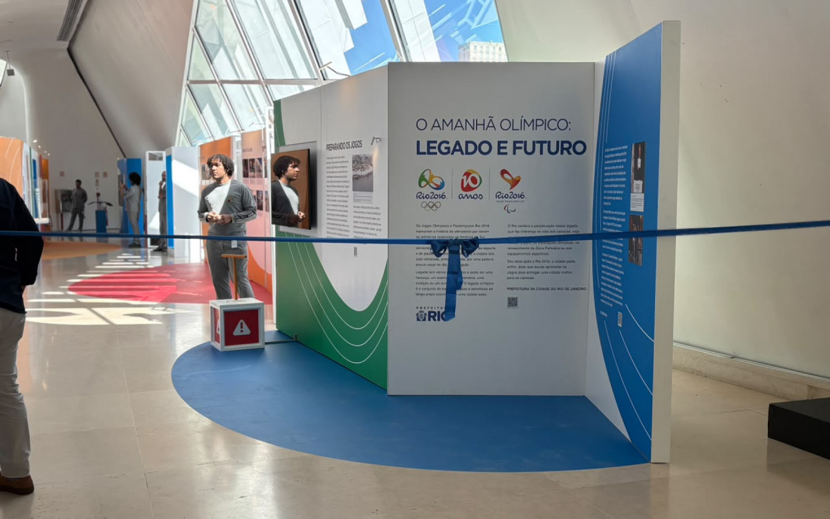 Exposição 'O Amanhã Olímpico: Legado e Futuro' foi inaugurada no Museu do Amanhã - Manuella Viégas / Agência O DIA