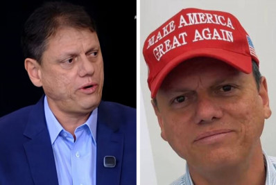Tarcísio diz que não voltaria a usar boné de Donald Trump