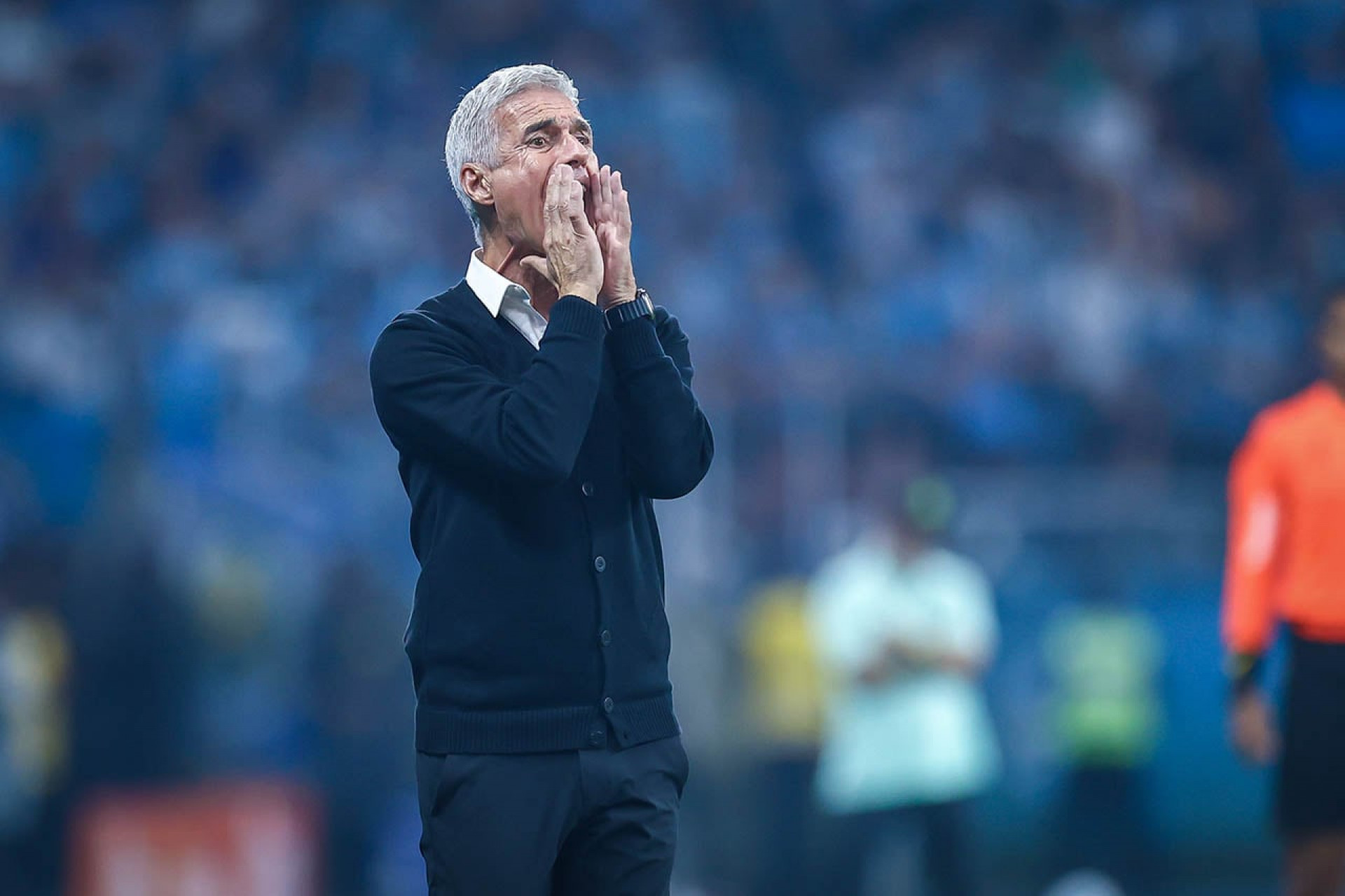 Lu&iacute;s Castro exalta uni&atilde;o no Gr&ecirc;mio: “De bra&ccedil;os dados”