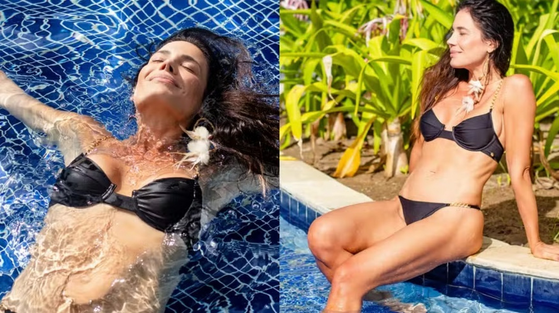 Ju Knust aproveita férias no Nordeste e posa de biquíni à beira da piscina - Reprodução Instagram
