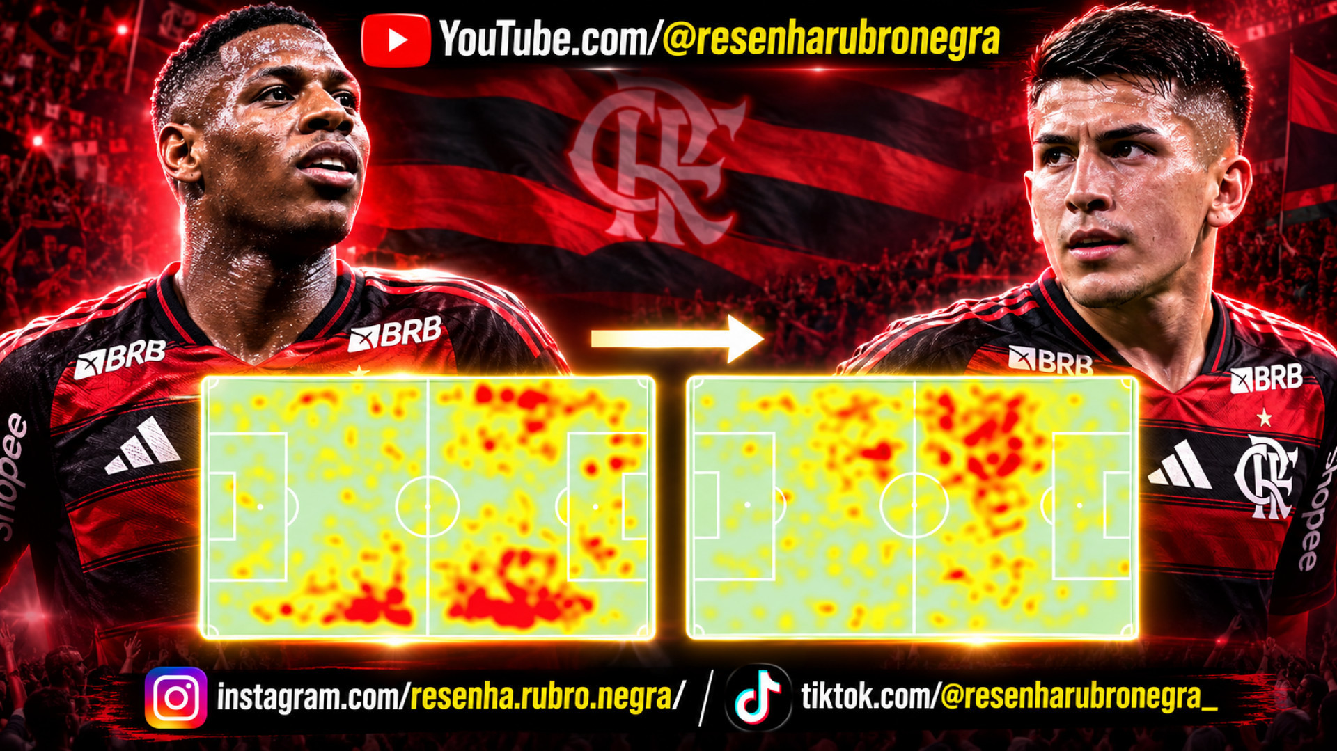 Flamengo intensifica contrata&ccedil;&otilde;es e pode ter Luiz Henrique do Zenit, ou Thiago Almada, do Atl&eacute;tico de Madrid - Canal do YouTube Resenha Rubro NEgra