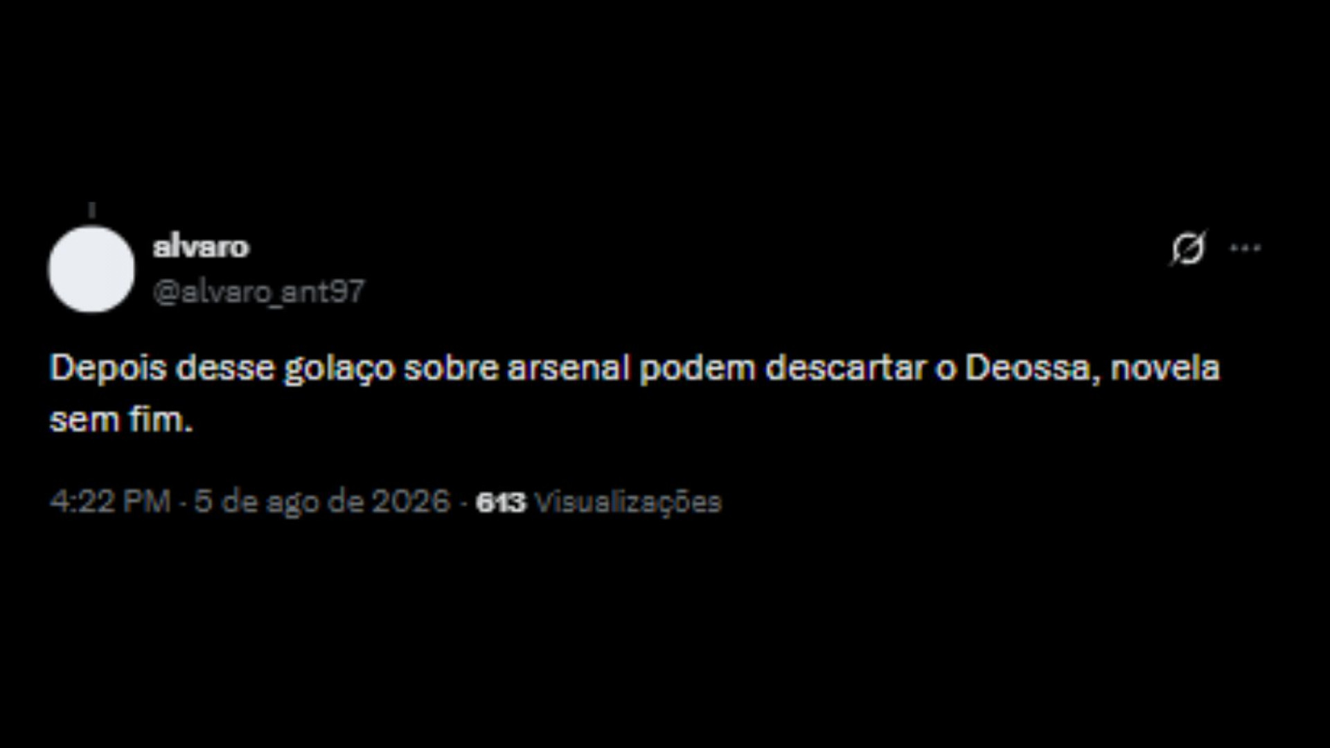 Torcedores lamentando a não vindo do colombiano após golaço em amistoso - Reprodução/X @alvaro_ant97