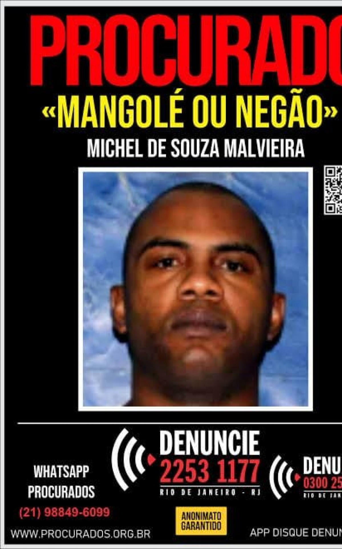 Traficante é considerado foragido da Justiça - Divulgação