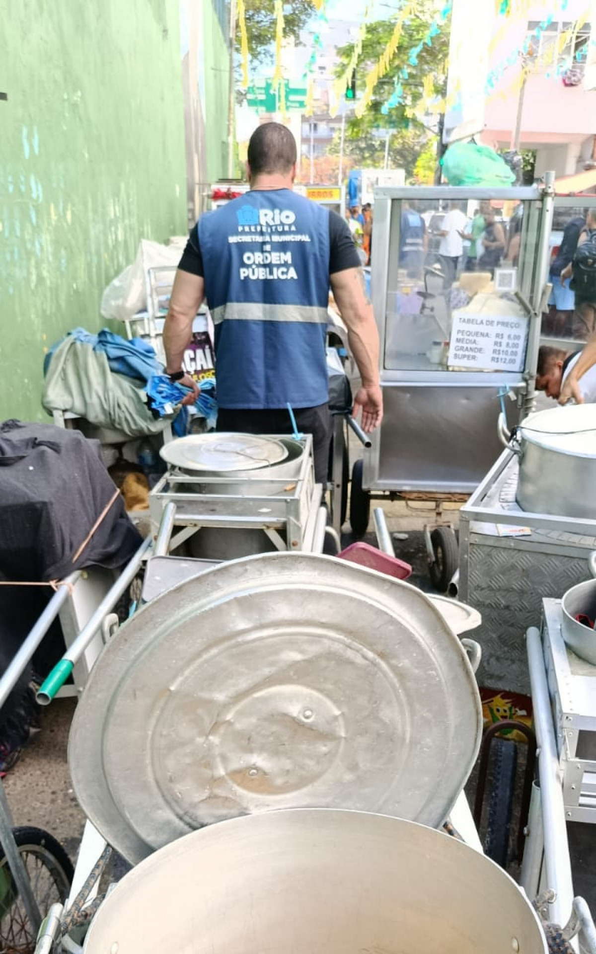 Ação de fiscalização encontrou alimentos mofados e ambiente insalubre - Fábio Costa/SEOP