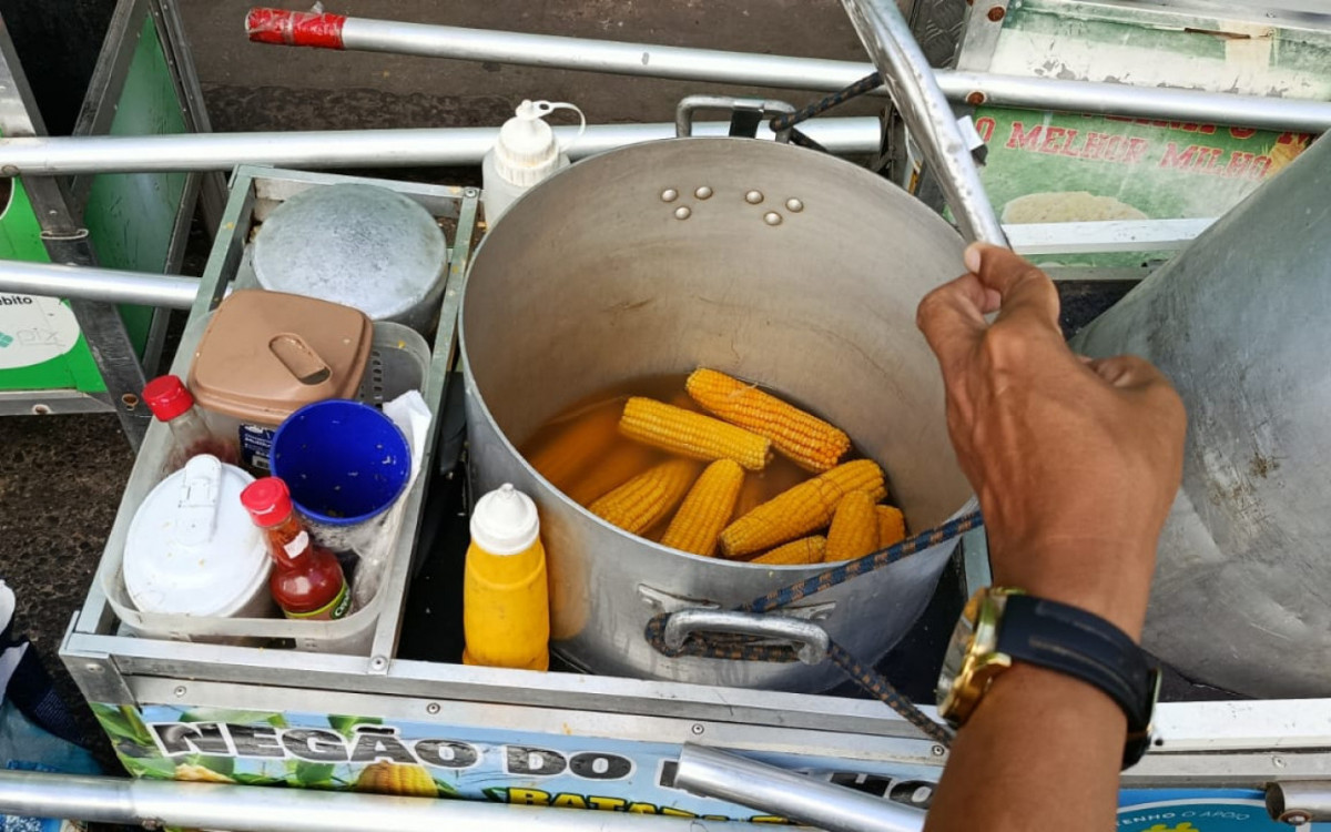 Ação de fiscalização encontrou alimentos mofados e ambiente insalubre - Fábio Costa/SEOP
