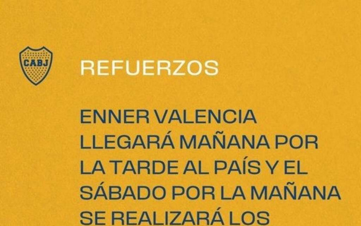 Enner Valencia &eacute; o novo refor&ccedil;o do Boca Juniors