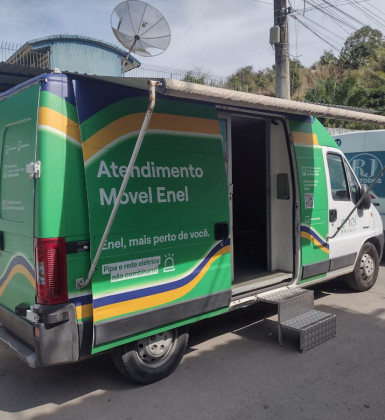 Magé recebe atendimento móvel da Enel Rio
