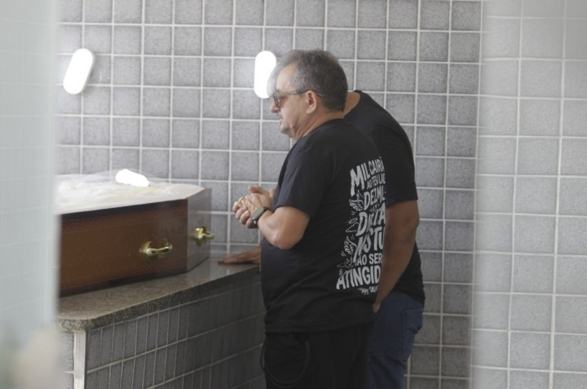 Marcelo de Alcantara Brito foi velado no Cemitério São Francisco Xavier, Zona Portuária do Rio - Reginaldo Pimenta / Agência O DIA
