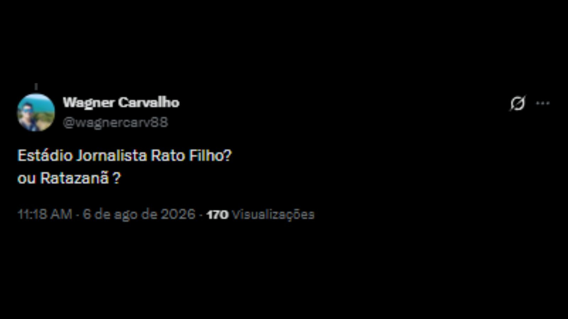 Críticas à gestão Fla-Flu por meio das redes sociais - Reprodução/X @wagnercarv88
